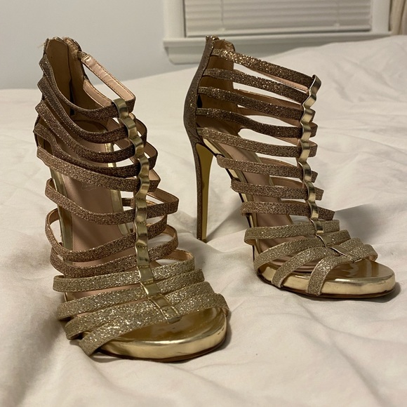 Aldo Sparkle Caged Heels - Picture 5 of 5